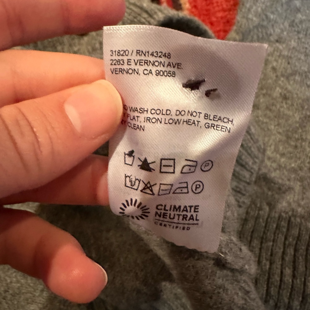 Reformation Gray Button-Front V-Neck Cardigan - image 6